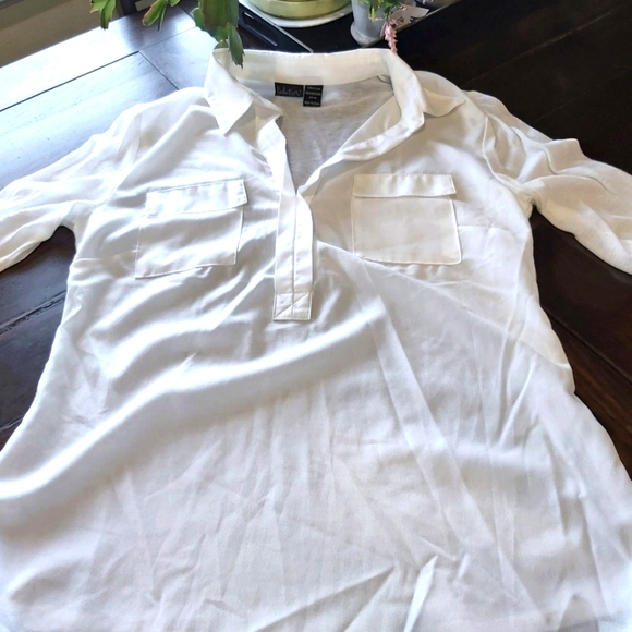 SEDUCTION WHITE BLOUSE/ B2B - Picture 2 of 5